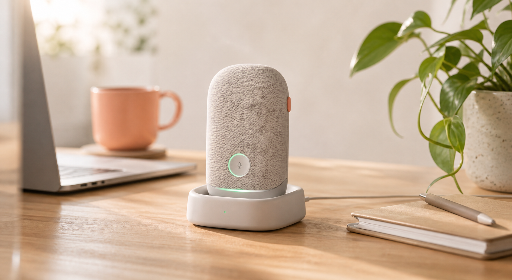 Future concept of a DeskSide companion device in a charging dock